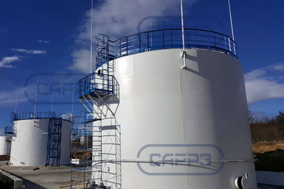 Вертикальные резервуары для хранения нефтепродуктов